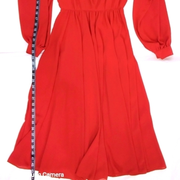 COPY - VINTAGE Grecian Cowl Neck Goddess Dress - 80s Glamour | TheStyleMinr.com - Picture 14 of 17